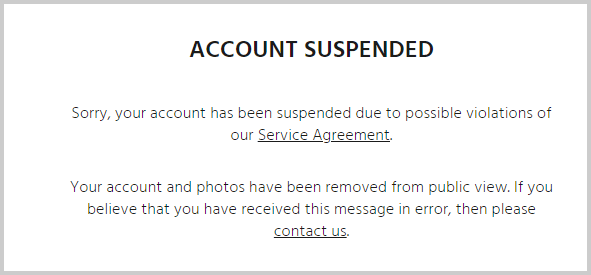 fake accounts suspended